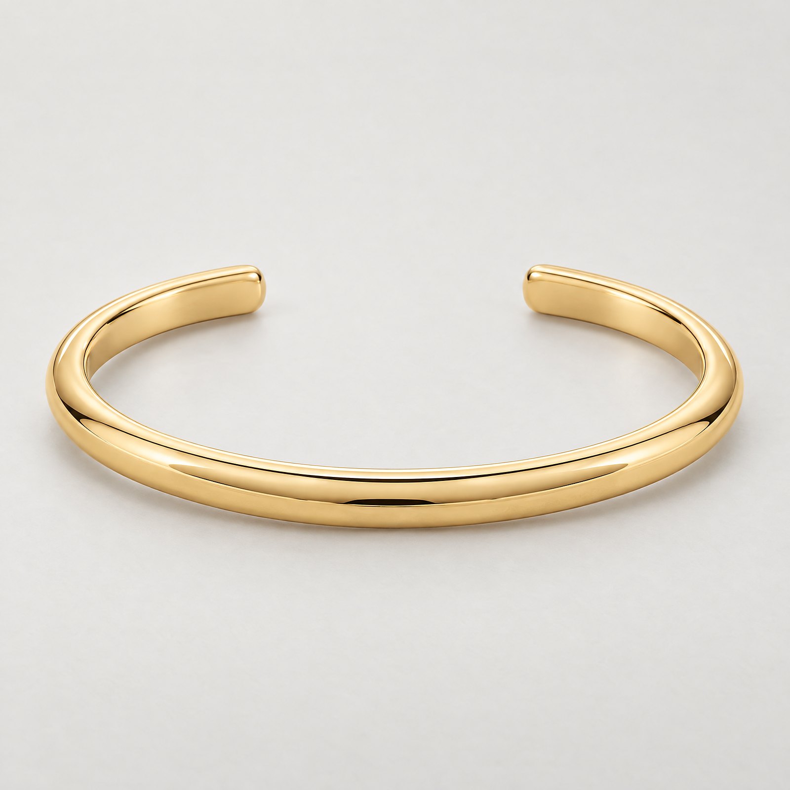 Gold Open Cuff in yellow gold