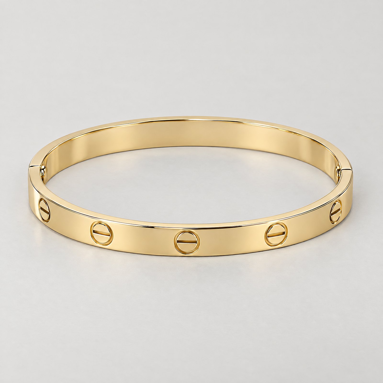 Unity Bangle in yellow gold