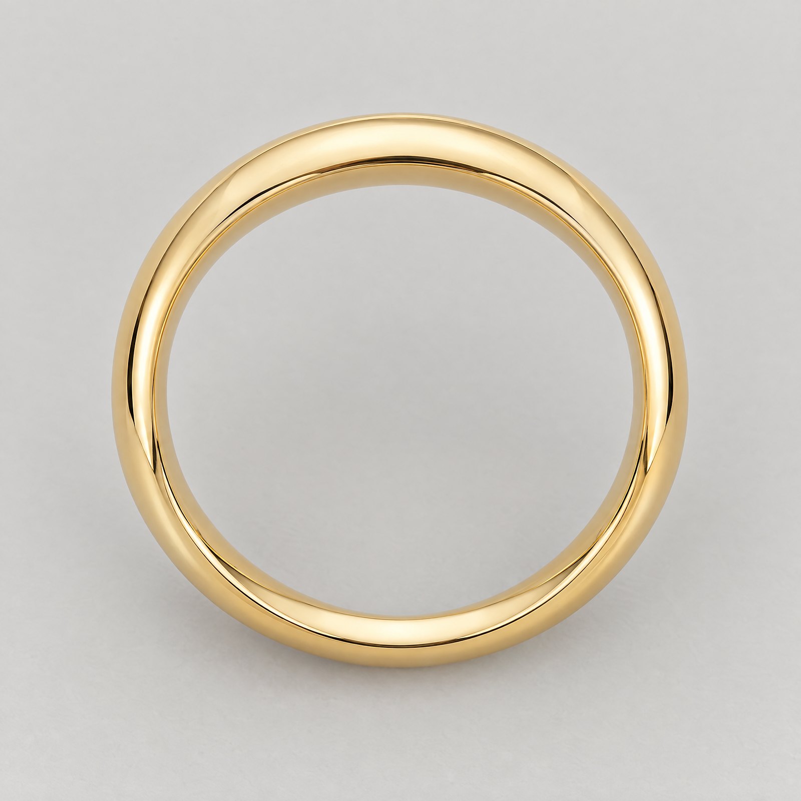 Classic Wedding Band in yellow gold