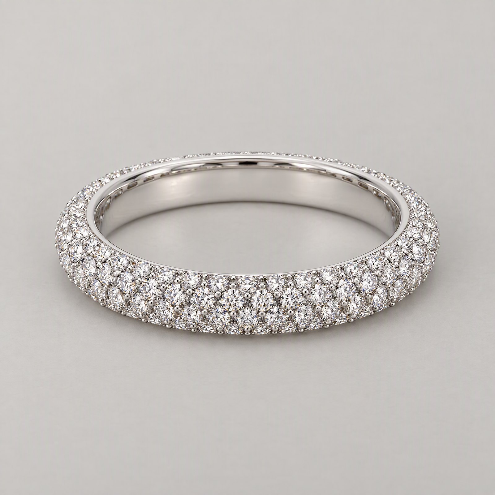 Diamond Wedding Band in white gold